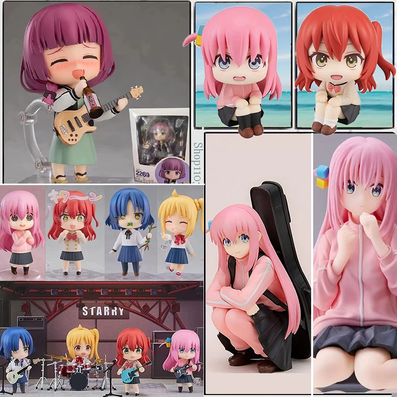 

10cm Anime Bocchi The Rock Gotoh Hitori Figures Look Up Kita Ikuyo Figure 2269 Hiroi Kirei Figure Yamada Ryo Ijichi Nijika Model
