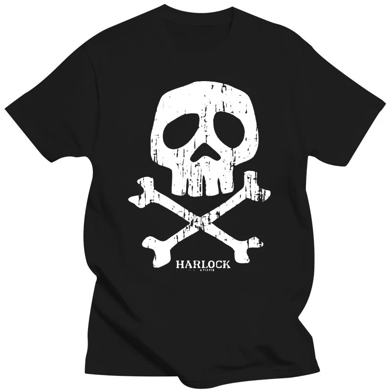 Men tshirt  Captain Harlock   Anime  Manga Unisex T Shirt Printed T-Shirt tees top