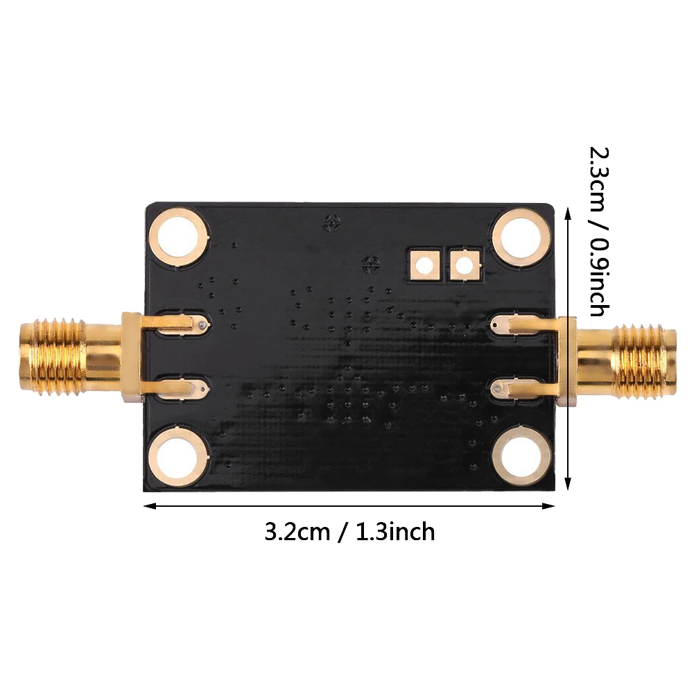 5V 20DB RF Szerokopasmowy moduł wzmacniacza o niskim poziomie szumów 0,05-6G Wysoka liniowość Wysokie wzmocnienie LNA Darlington Amp Board RF FM HF VHF