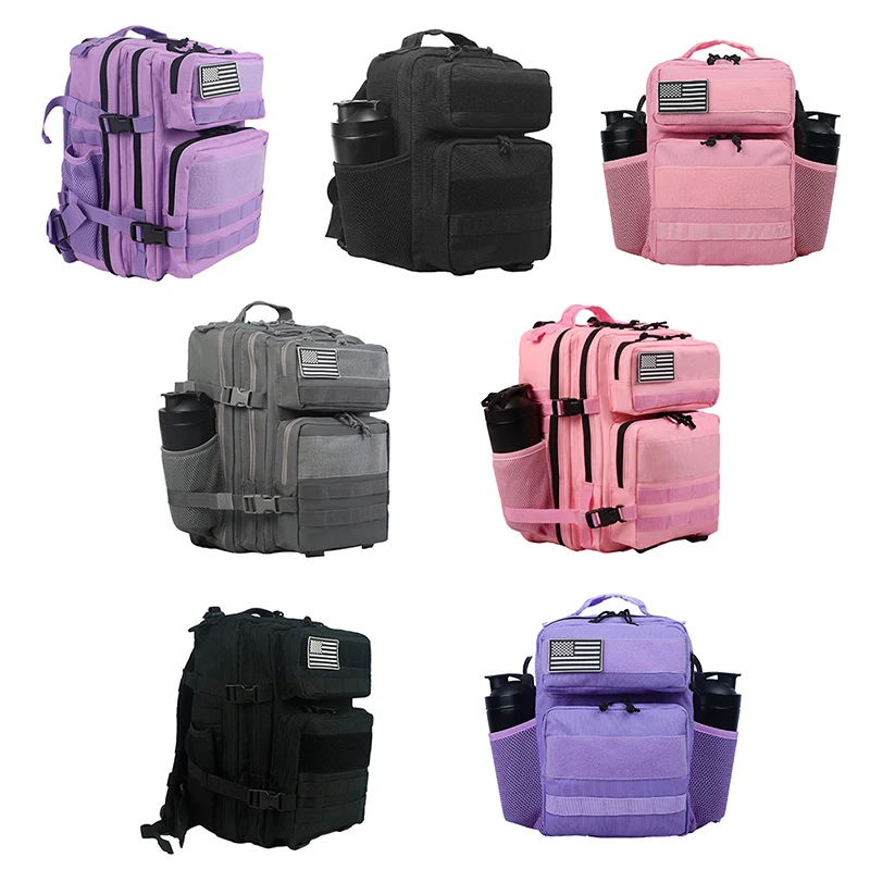 15/25/45L Camping Hiking Backpack Tactical Bag Outdoor Travel Hiking Bags Large Capacity Waterproof Gym Rucksack For Women Men
