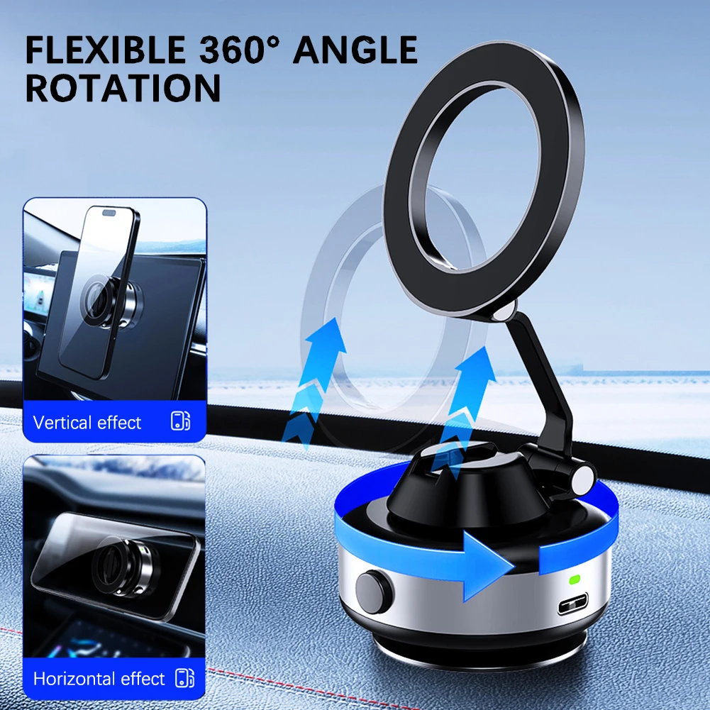 

Strong Magnetic Car Phone Mount Easy Install Car Mount For Dashboard Car Accessories