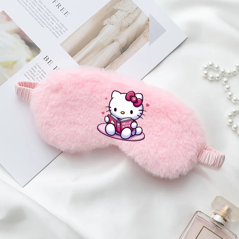 Hello Kitty Sleeping Eye Mask Blinddoek Oogcover Masker Ooglap Reis Naar Huis Ogen Ontspannen Masker Eyeshade Meisjes Kids Volwassen Cadeau