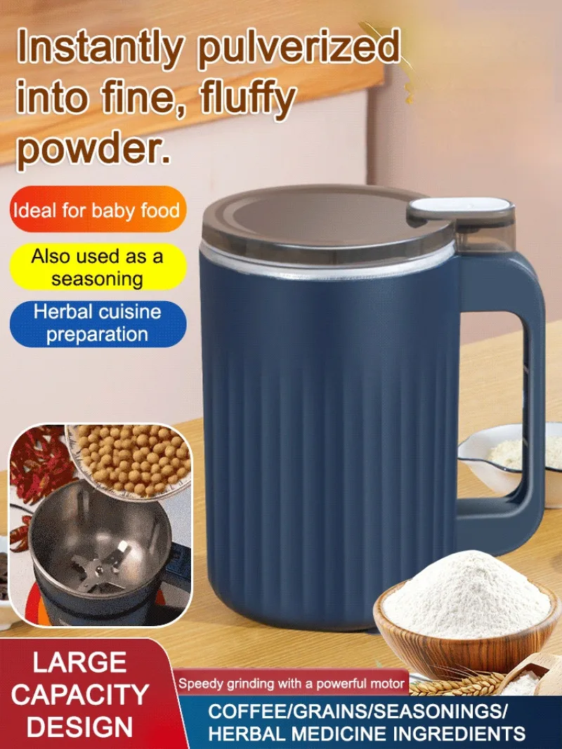 

Nonslip Grinder Grinder Easy to organize boil Powerful Grain Powdering Machine Small Grinder Chinese medicine Easy to use