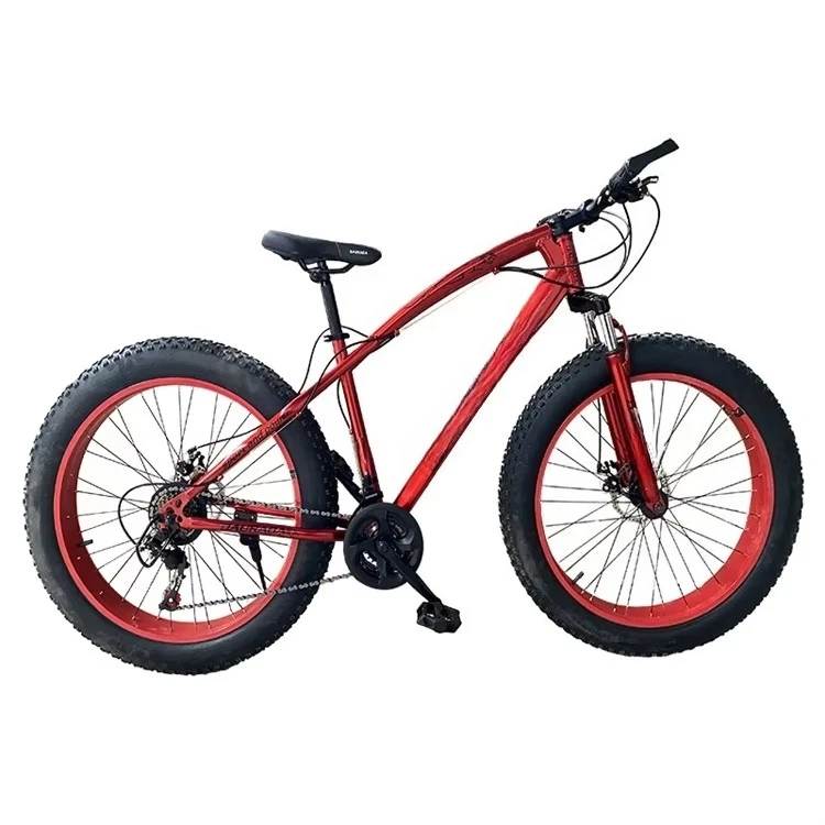 Дешевая рама из высокоуглеродистой стали 26 X 4,0 Велосипед с толстыми шинами 21-скоростной пляжный крейсер с большими шинами