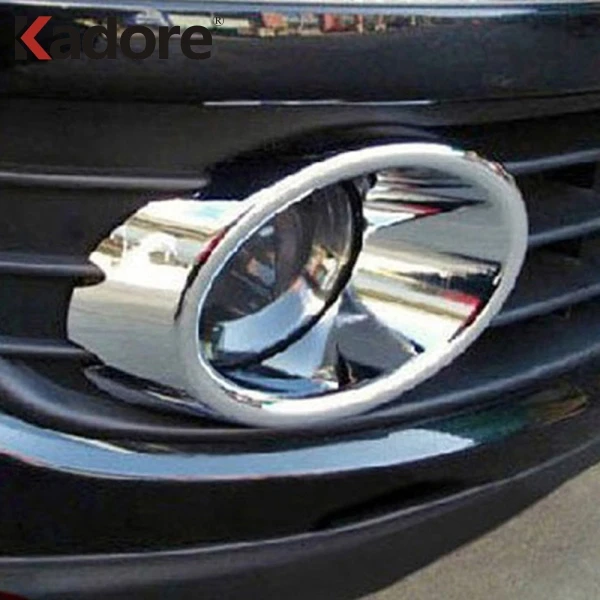 For Jetta MK5 2005 2006 2007 2008 2009 2010 Chrome Front Fog Lights Lamp Cover Trim Exterior Accessories