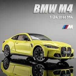 CCA Simulation 1/23 BMW M4 G82 Supercar Model Collection Miniature Voiture Home Decor Children Boy Man Diecast Toy Vehicle Gift