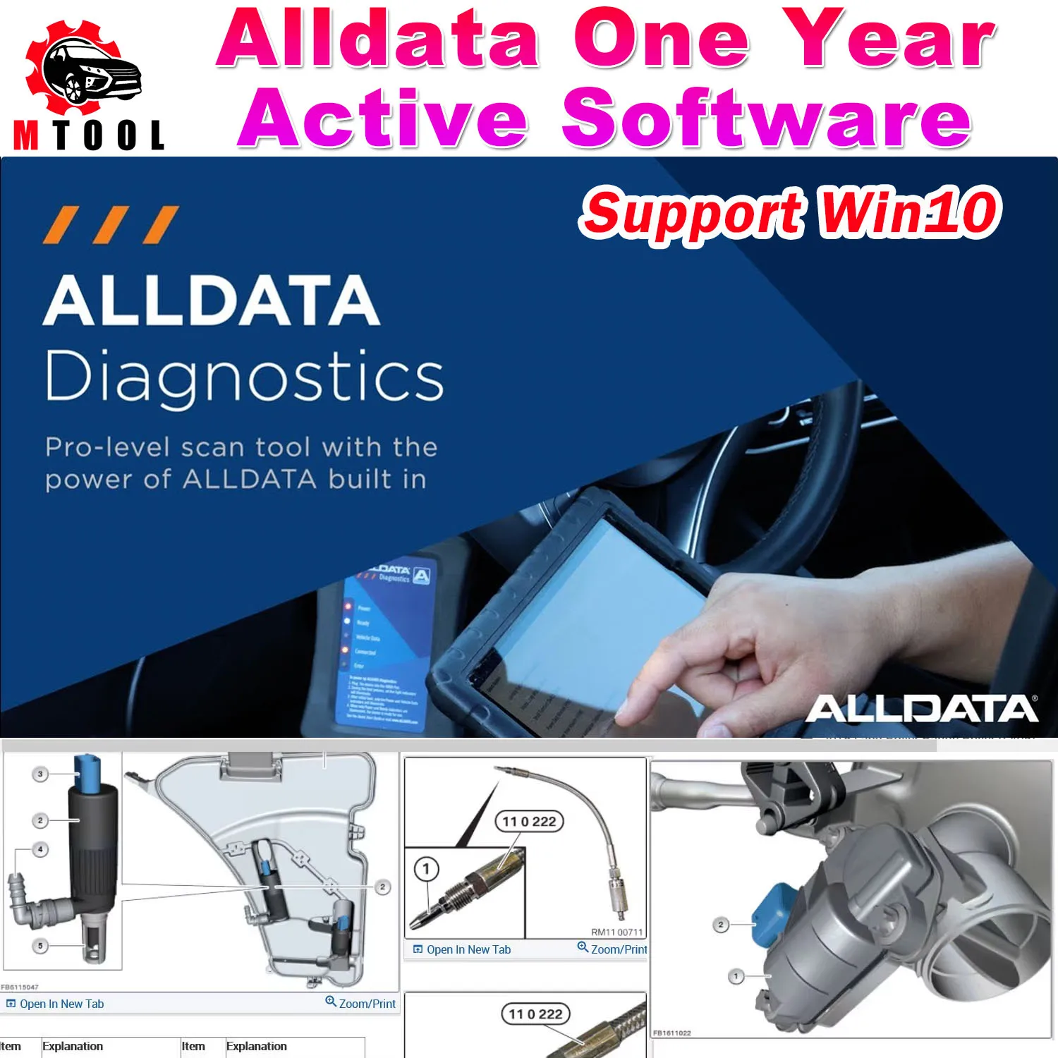 

2024 Alldata online Account for Car Truck all data software Auto repair software 12 month service alldata software udpate online