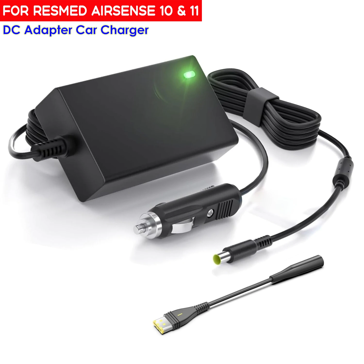 Voor Resmed AirSense 10/11 DC-converter, DC-adapter 12V-24V autolader voor Airsense 11/10 voedingen 65W ResMed AirSense