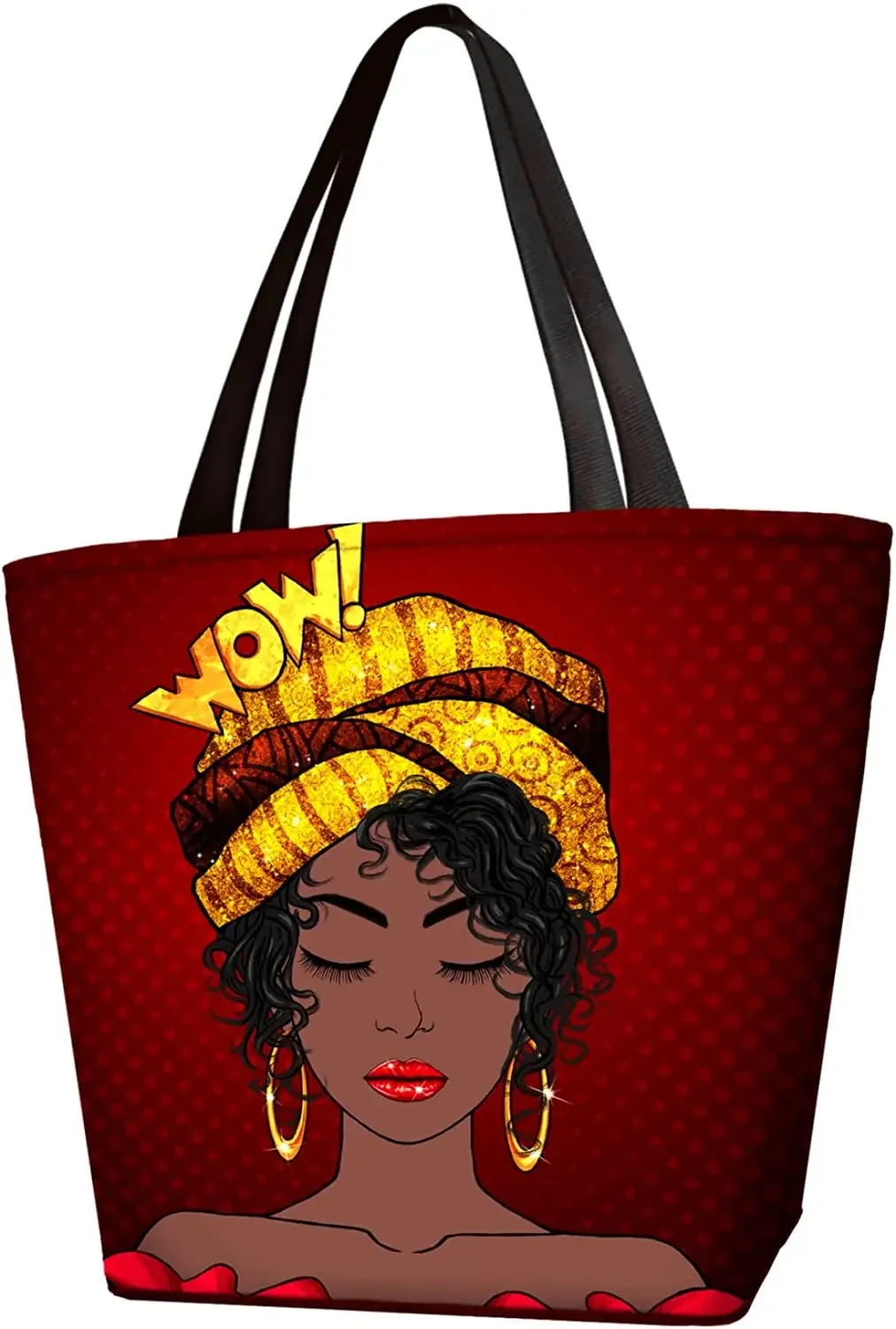 Women Tote Bags African American Woman Shoulder Bag Black Girl Magic Top Handle Satchel Handbags