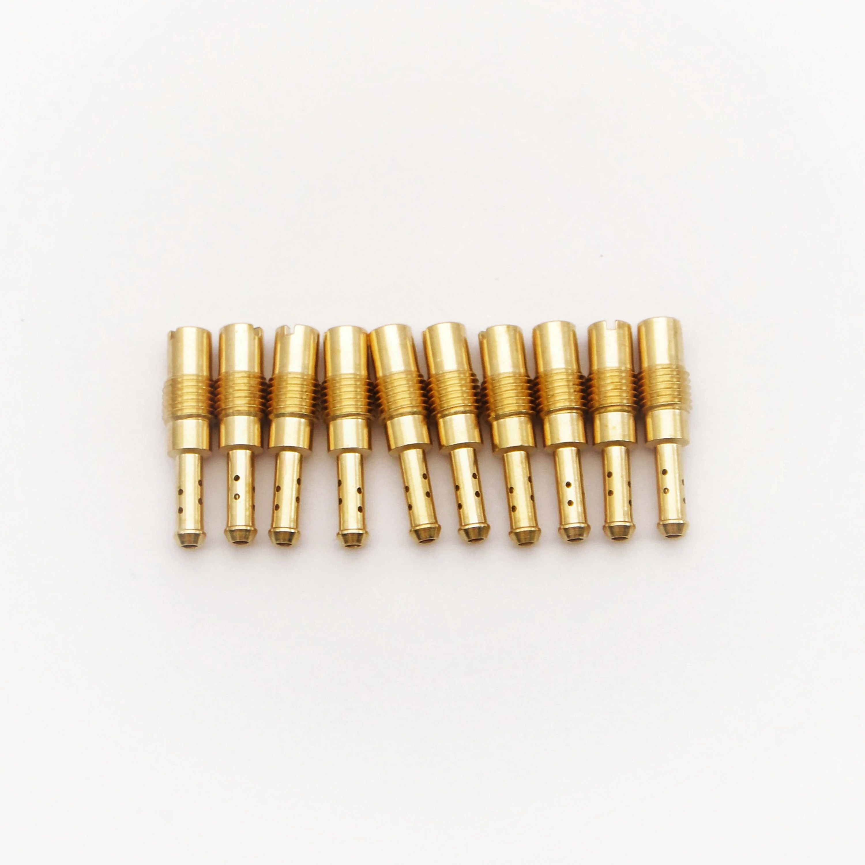 10pcs N424-26 Pilot/Slow Jet,Compatible for GY6 CVK CBT PE Series Motorcycle Keihin Carb(#32#35#38#40#42#45#48#50#52#55)