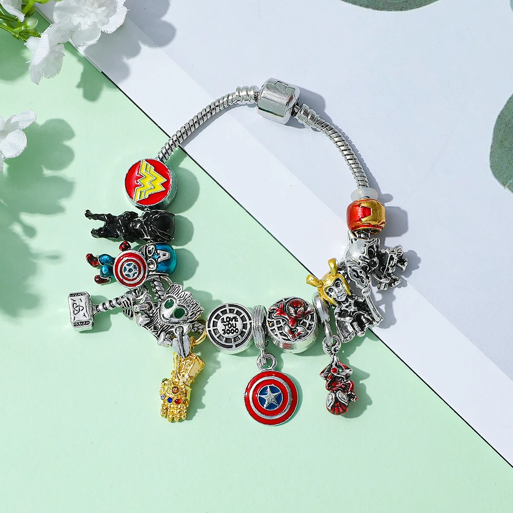 Superhelden-Klassiker-Figuren-Armband, Beliebtes Cooles Schmuckstück für Jungen und Männer, Persönlichkeitsgeschenke – Detail 3
