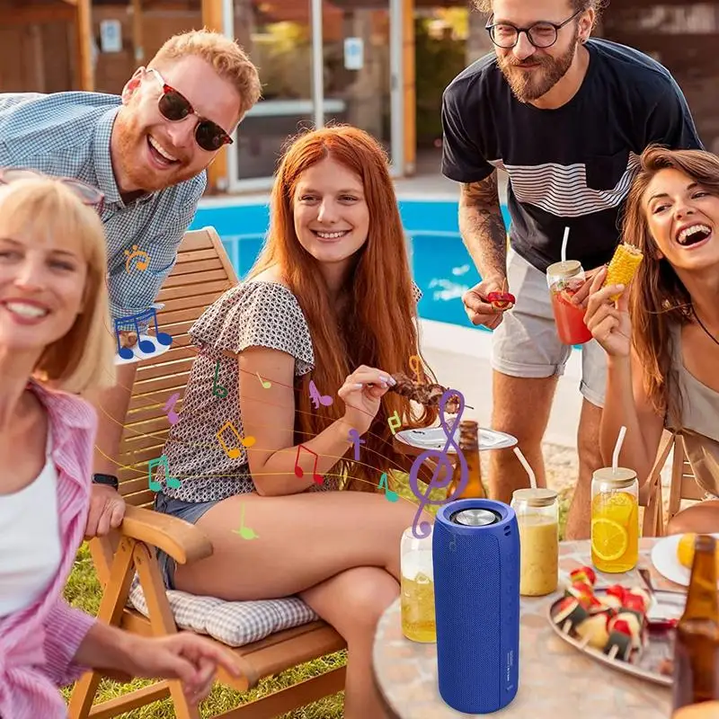 Wireless Outdoor Speaker Water-Resistant Wireless Shower Speaker Travel Wireless Speakers Outdoor Wireless Speakers Versatile