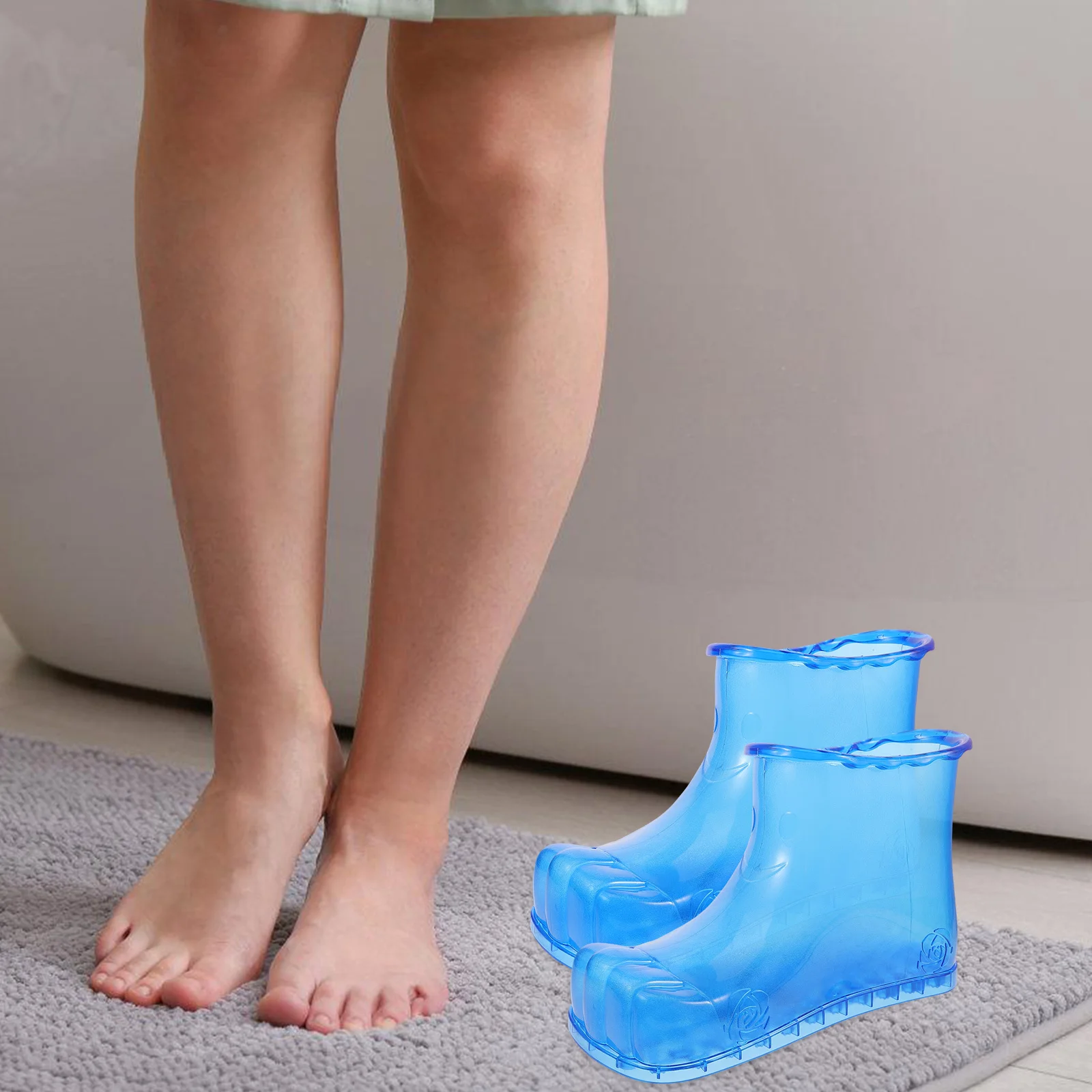 زوج واحد من أحذية نقع القدم، حوض استحمام مبتكر، باديكير محمول، سبا للاسترخاء من أجل استعادة القدم المتعبة #5