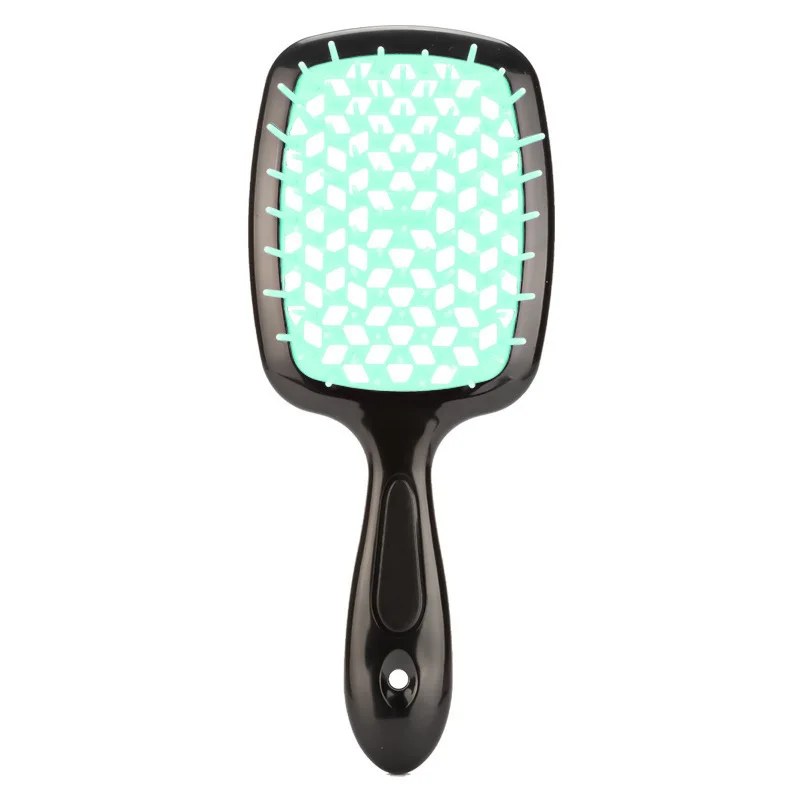 WANMEI Luchtkussen Kam Plastic Massage Antistatische Droog Nat Krullend Haar Uitholling Haar Borstels Kapper Styling Kappers Te - afbeelding 1
