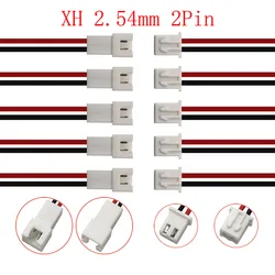 20/10/5Pcs JST XH 2.54 mm Pitch 2 Pin Male or Female Jack Wire Cable Connector XH2.54mm 2P Plug Socket Cable Length 20cm 26AWG