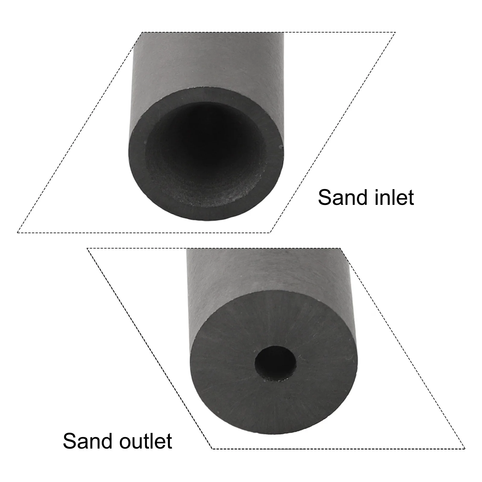 1pc 35x20x5mm Boron Carbide Air Sandblasting Nozzle Cabinet Tool Abrasive Tip Boron Carbide Air Sandblasting Nozzles