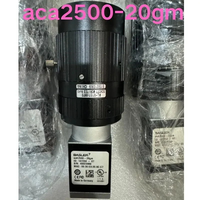 

Second-hand test OK Basler Aca2500-20gm, 5-megapixel industrial camera with lens