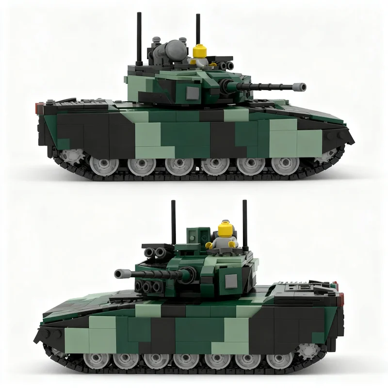 1071 elementów MOC Mk IV Stridsfordon 1:1 Skala Creator Expert Model Klocki Konstrukcyjne Architektura Prezent na Boże Narodzenie Zabawka z Klocków dla Dzieci