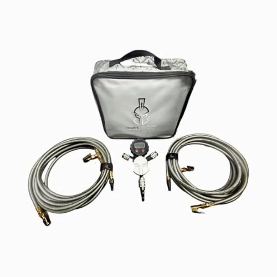 Sistema de deflação rápida de inflação de 4 pneus com haste de válvula curta Compatibilidade Apex RPV para gerenciamento eficiente de pneus no anúncio offroad