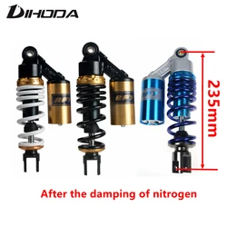 Universal 1 PCS 235mm Rear shock absorber of motorcycle Rear suspension For YAMAHA 50CC nitrogen shock absorber