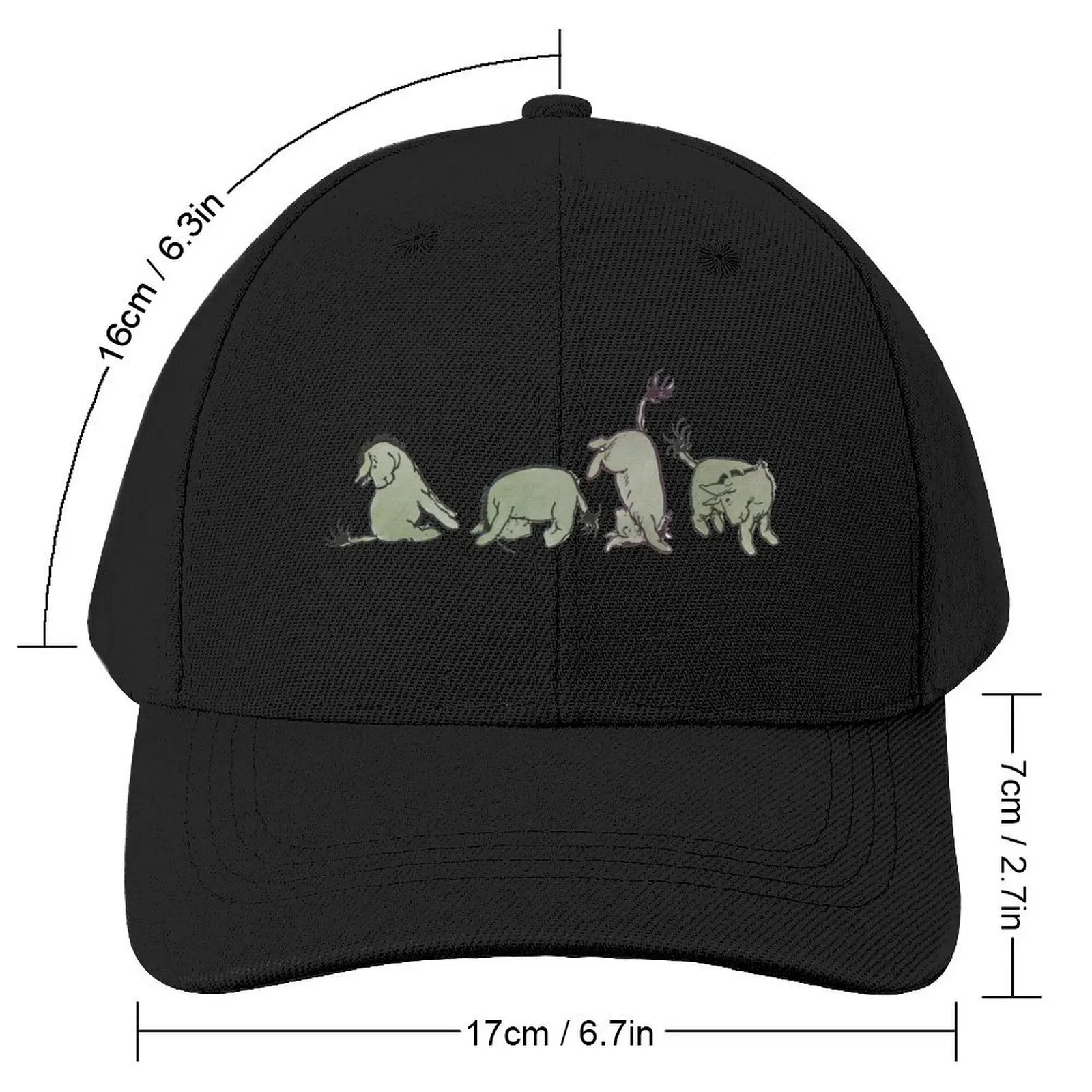 Eeyore Tumble Baseball Cap Streetwear sun hat Visor Women's Beach Visor Men's