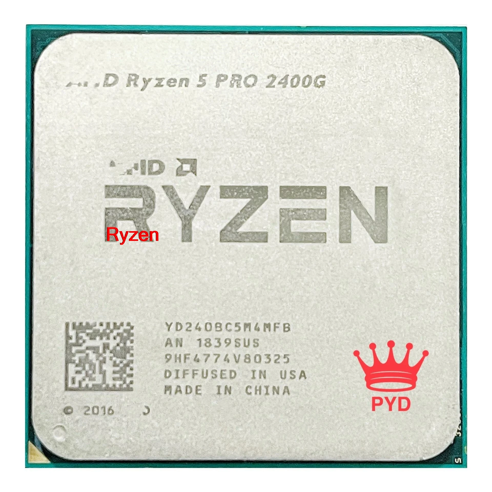 CPU AMD Ryzen 5 PRO 2400GE – 4 Core, 3.20 GHz, Socket AM4, L17868-001, Usata Testata