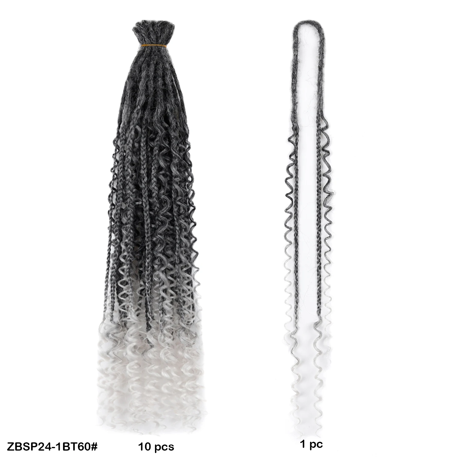 Crochet Box Braids 24 Inch Afro Goddess Hair Extensions
