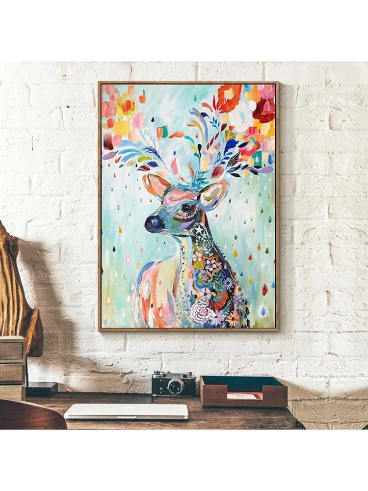 1000 pièces Puzzle pour adultes Élan coloré Jeux de décompression à haute difficulté Grande idée cadeau pour la fête des mères, anniversaire, Saint-Valentin