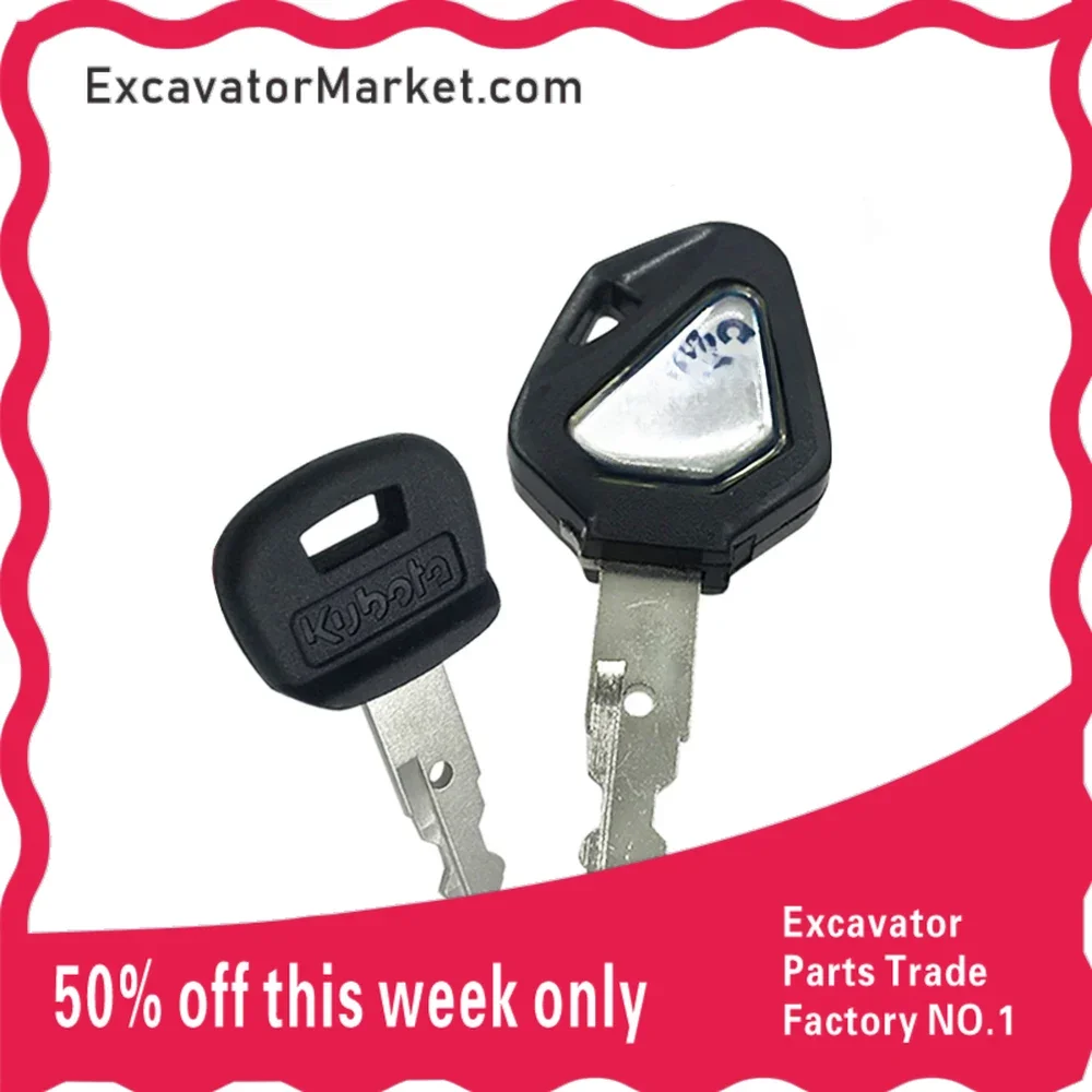 

Accessories Excavator Ignition Key Start Key Door Key For Excavator KUBOTA 15/30/155/161/163