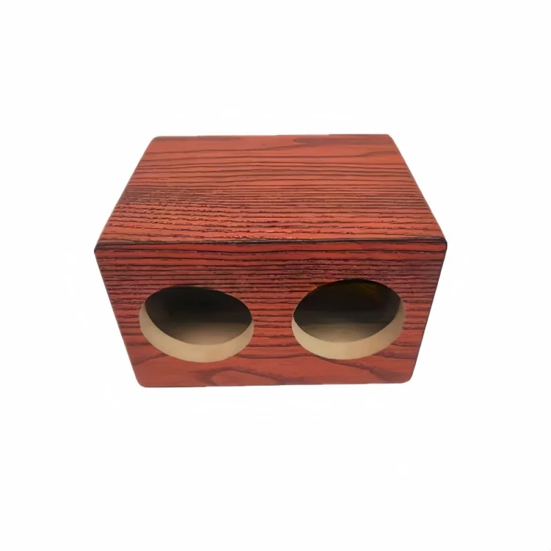 3-inch Dual Subwoofer Empty Box Passive Speaker Wooden Drawer DIY Car/Home Audio Modification Subwoofer Housing