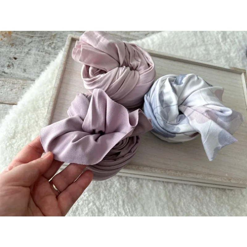 غلاف مطاطي لحديثي الولادة من الأنجورا - نسيج قماط قطني متعدد الطبقات لدعائم تصوير الأطفال، أزياء تنكرية للصور الفلسطينية