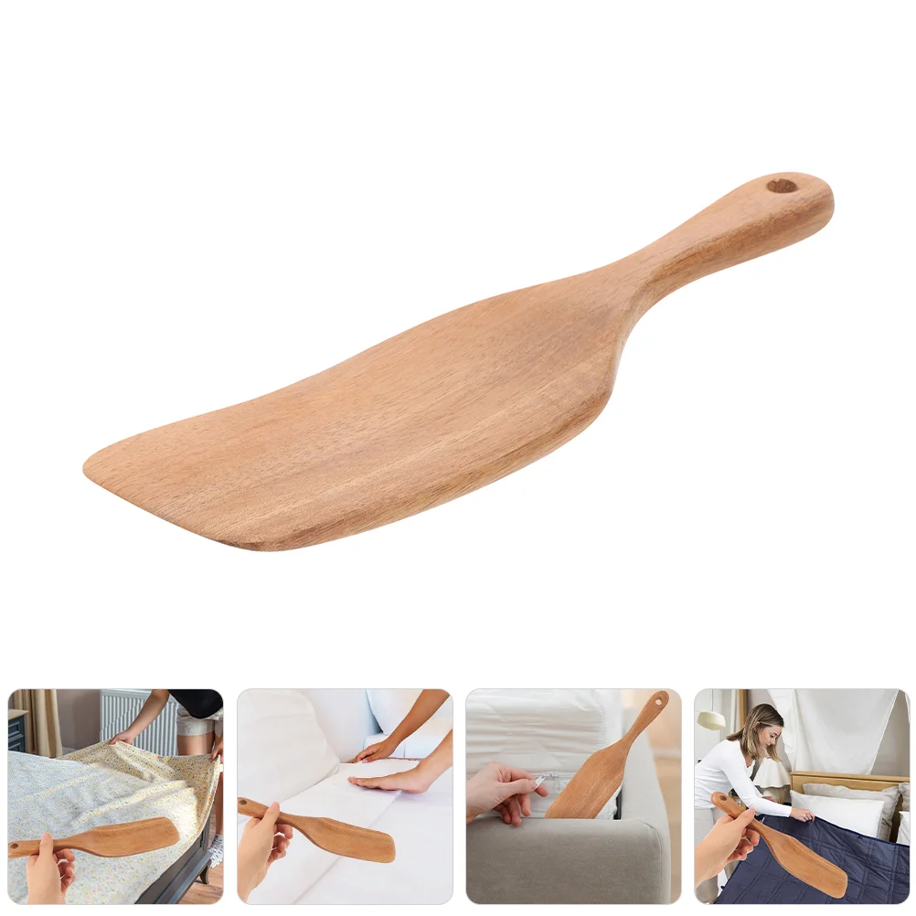 2pcs Wooden Mattress Lifting Tool Bed Sheets Change Tool Mattress Lifter Sheet Tucker Tool