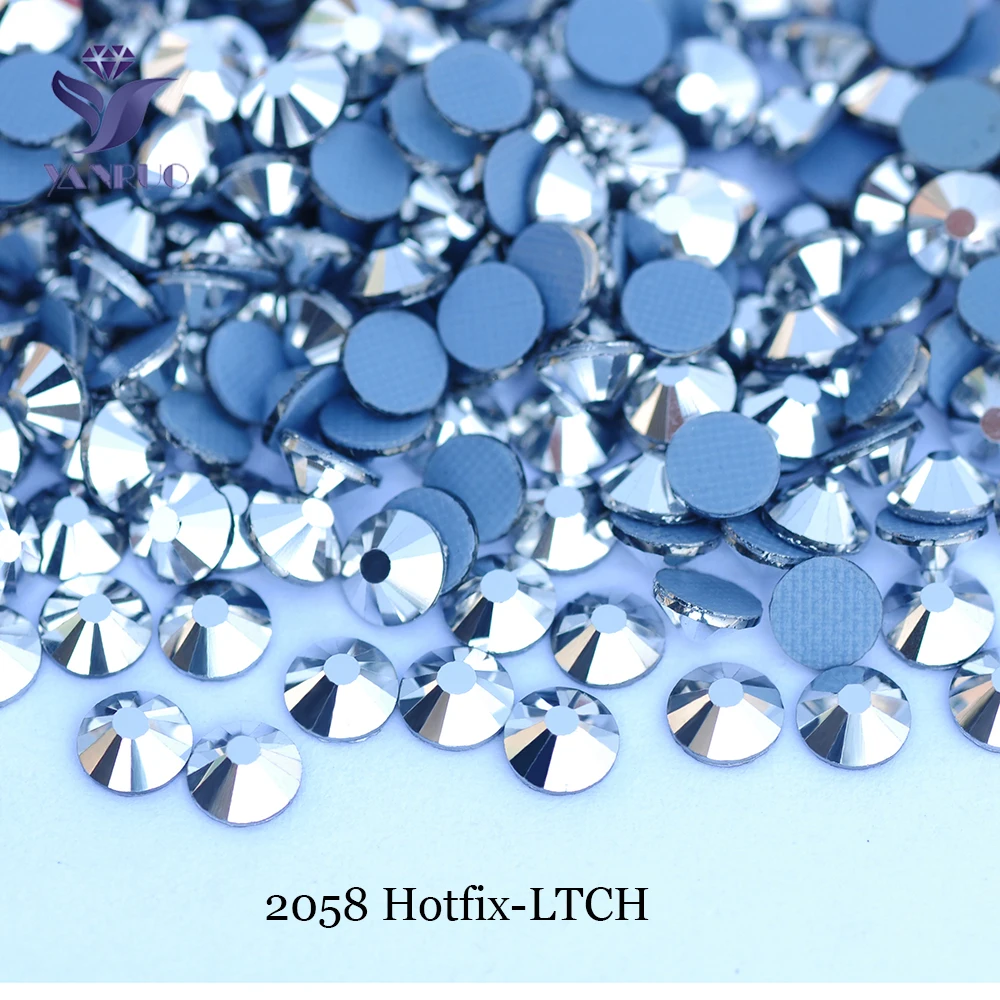 YANRUO 2058HF SS4-SS30 Hotfix Strass-Kristalle mit Klebstoff, Nähperlen, Applikationen für Schuhe und Taschen – Detail 3