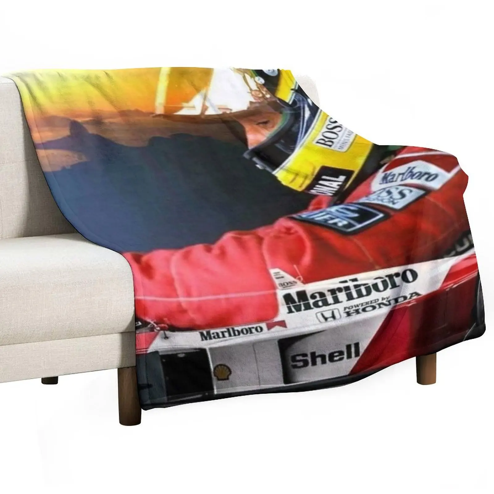 Wallpaper Ayrton Art Throw Blanket valentine gift ideas Flannel Fabric Blankets