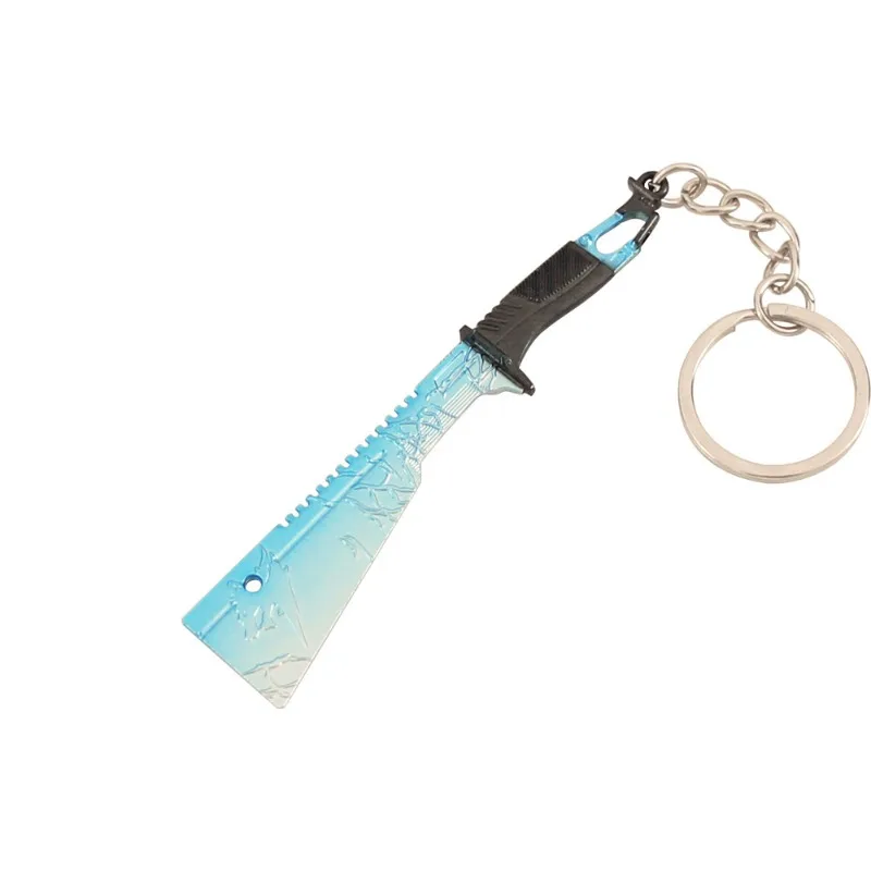 Mini arme de mêlée, 9cm/3.54 pouces, couteau de survie Frostwolf, arme de jeu en alliage, jouet, porte-clés pendentif, Collection d'ornements