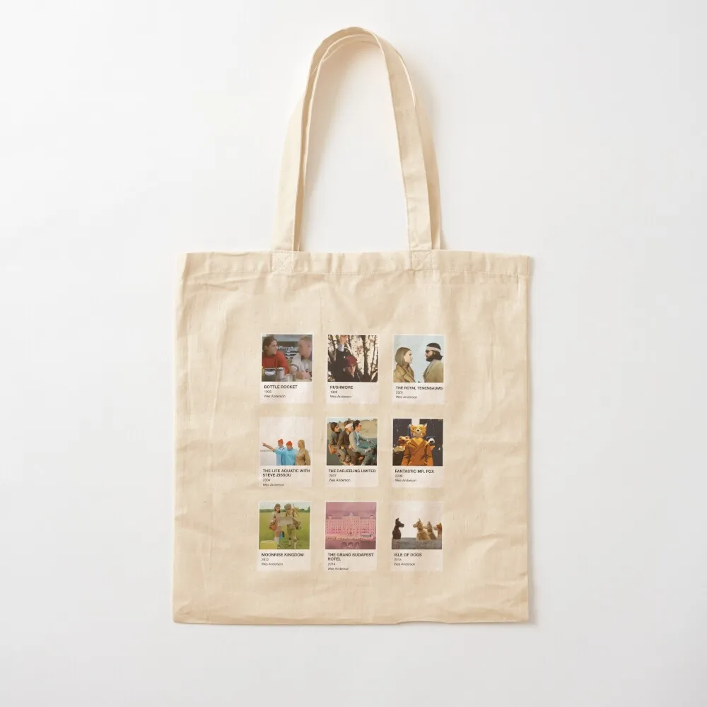 

Pantone Wes Anderson in a black background Tote Bag custom bags shopper bags for women hand bags