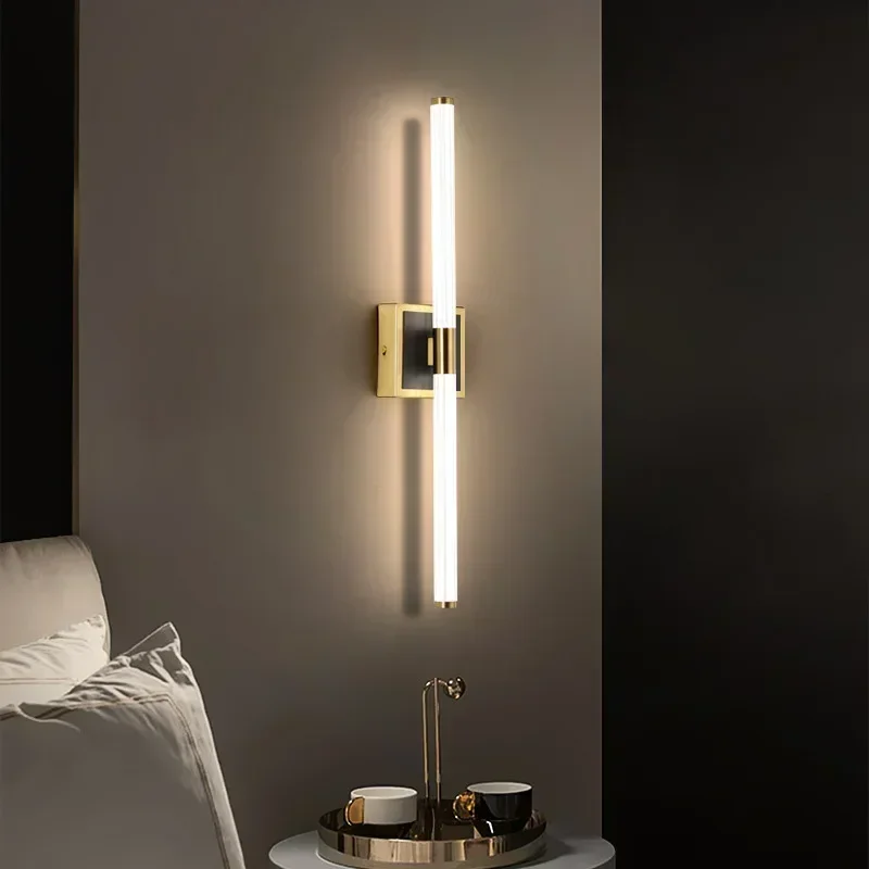 Imagem -05 - Moderno Led Lâmpadas de Parede do Banheiro Ferragens Nordic Ouro Arandela Lustre Iluminação para Casa com Luzes Parede do Banheiro Decoratioan