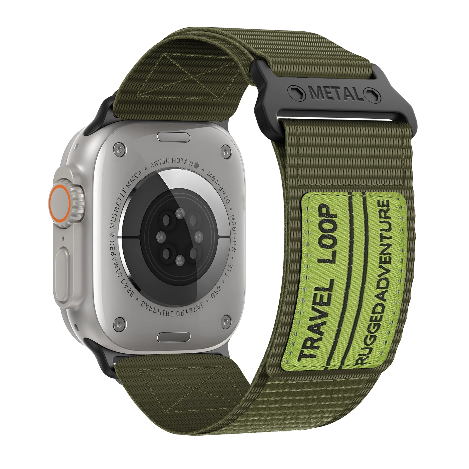 Trail Loop Strap for Apple Watch Ultra Band 49mm 44mm 45mm 42mm Sport Nylon Correa Bracelet iWatch Series 9 7 6 5 4 8 SE Ultra 2