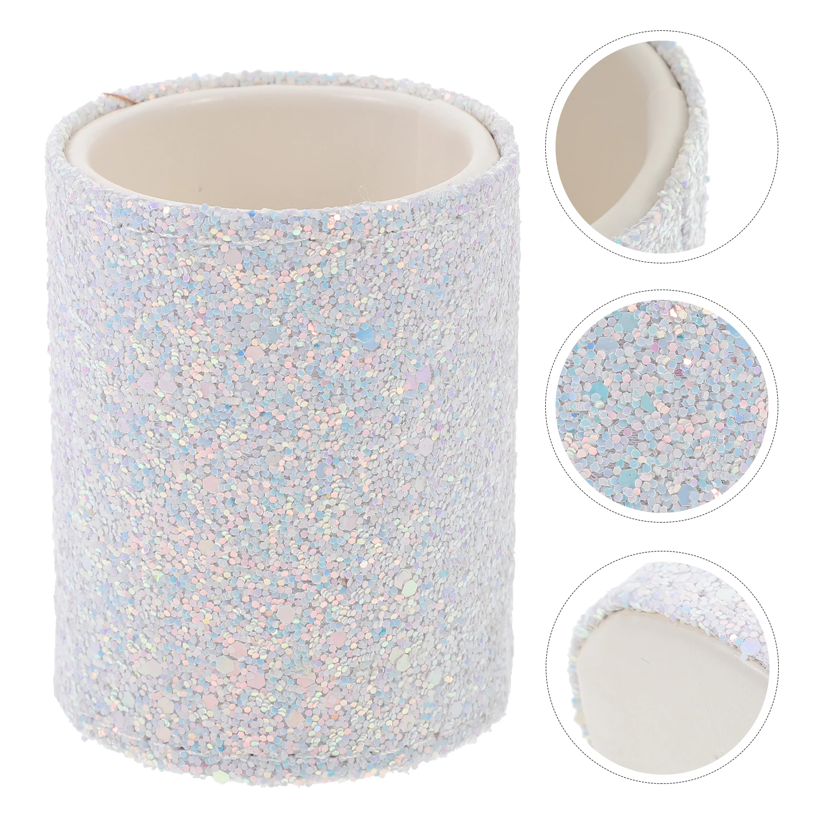 

Pen Storage Box Makeup Brush ganizer PU Holder Desktop Supplies Office BucketCosmetics Storage for Desk