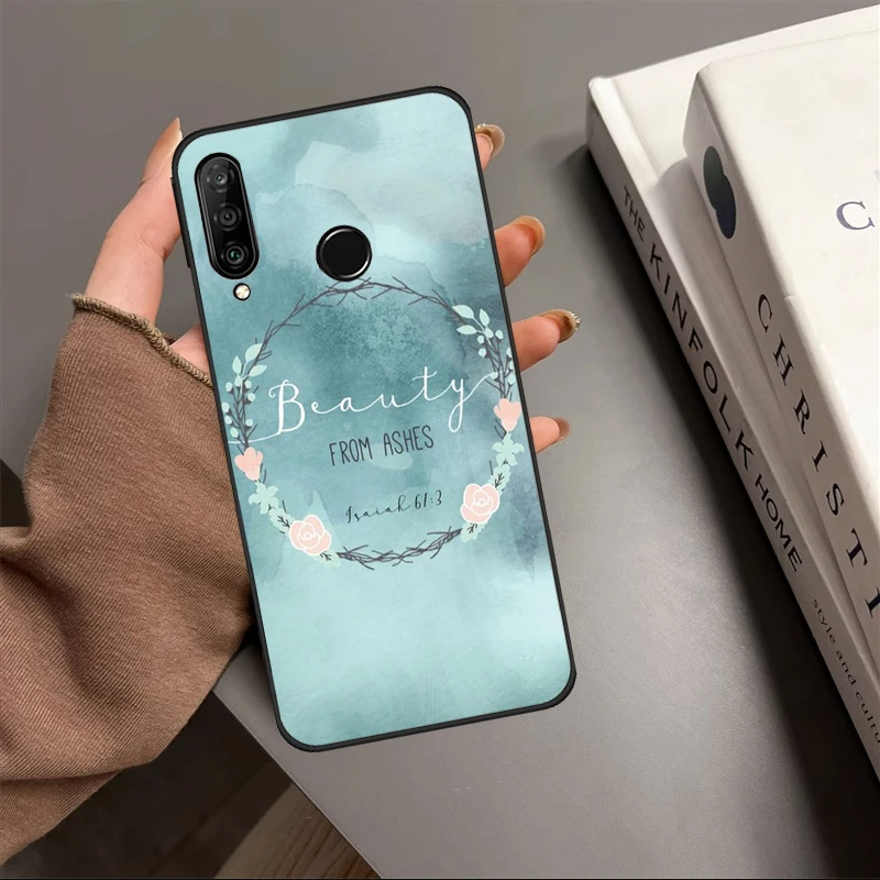 Christian Scripture Case For Huawei Nova 11i 8i 3i 5T 9 10 SE Y60 Y61 Y70 Y90 P40 Lite P60 P30 Pro P Smart 2019