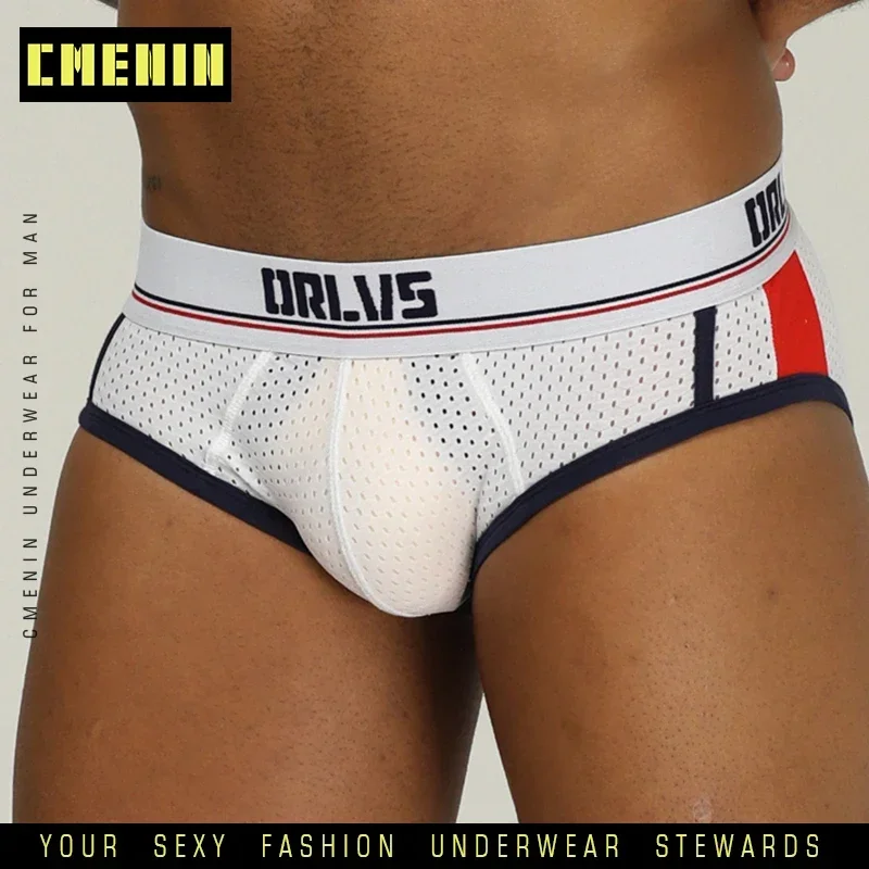 Sexy Men Underwear Male Panties Briefs Cotton Gay Breathable Jockstrap Mens  U Pouch Biniki Underpants Hombre Cuecas OR192