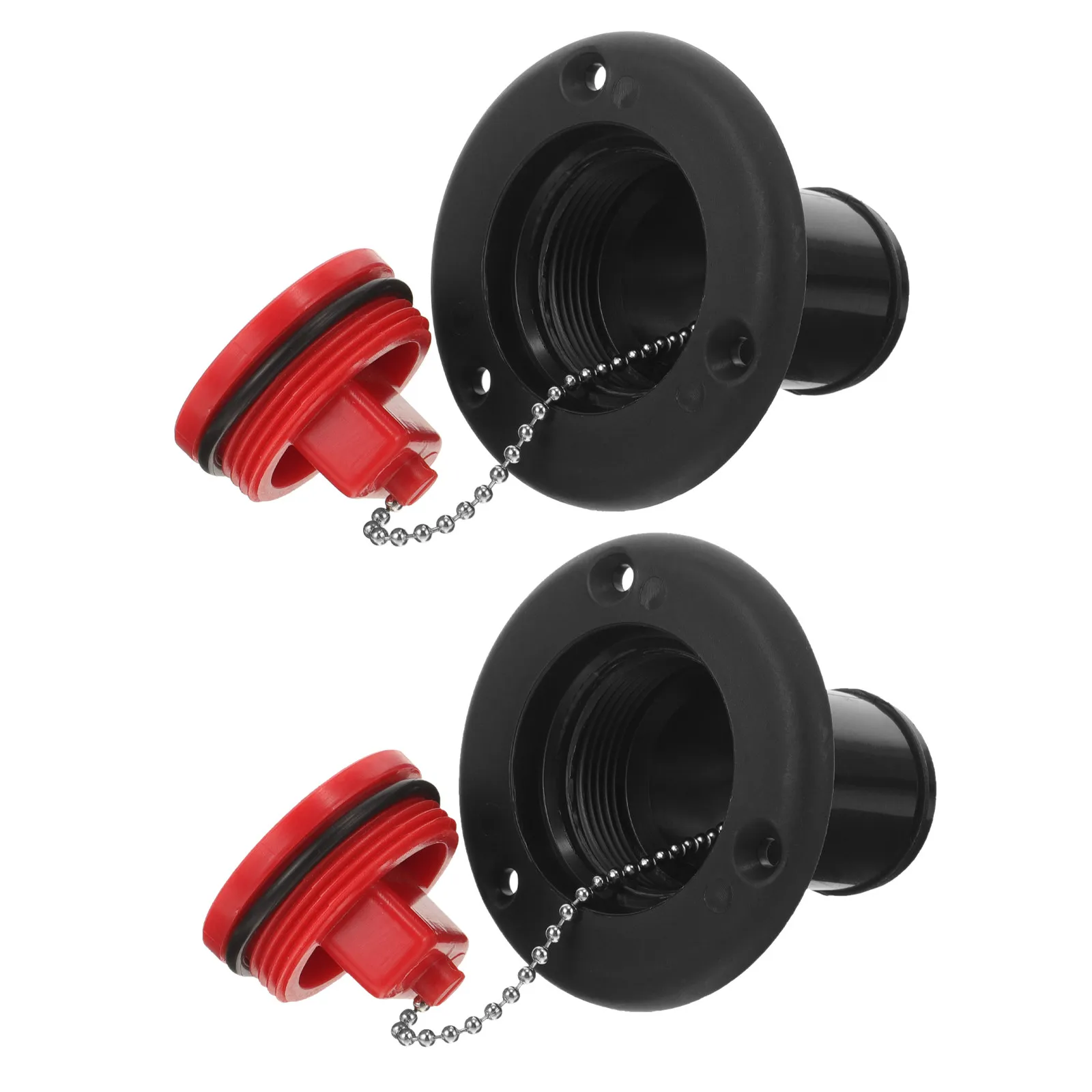 

2Pcs Caravan Screw Boat Water Filler Cap Yacht Fuel Fill Deck Lid Keyless Screw Top Waterproof Corrosion Resistant Rv