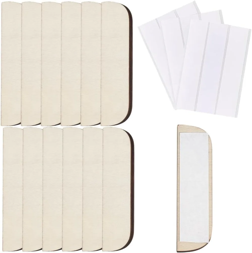 

12Pcs 3.5 Inch Hinge Repair Kit Wooden Hinge Filler Plate Wooden Plate Door Hole Cover Wood Hinge Repair Kit Kitchen Cabinet