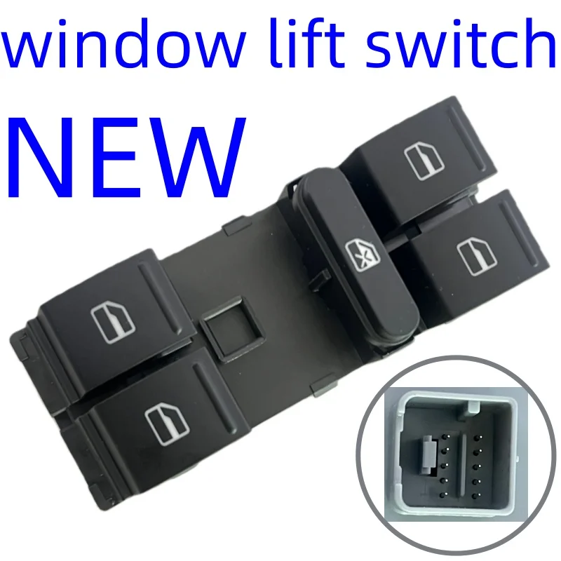 NEW Automatic window master switch Applicable to Polo/Derby/Vento-IND 6C0959857 Window lift switch button 2014-2018