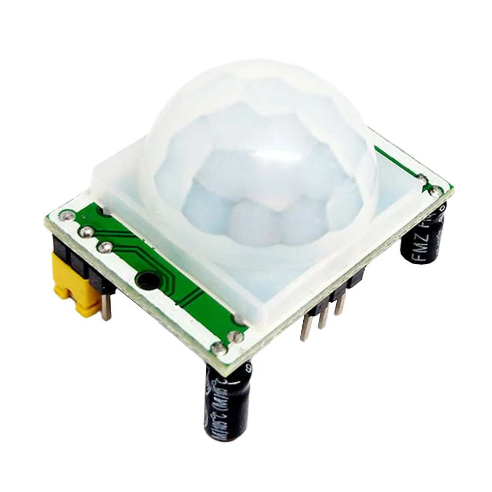 HCSR501 Adjust Pyroelectric Infrared PIR Motion Sensor Detector Module  Low Power Consumption  Suppress Interference