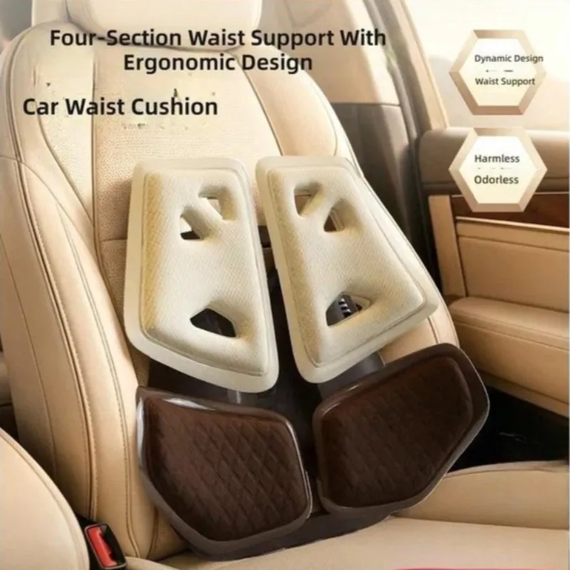 for  Car Waist Support Driving Back Cushion Seat Main Driver Lumbar Support