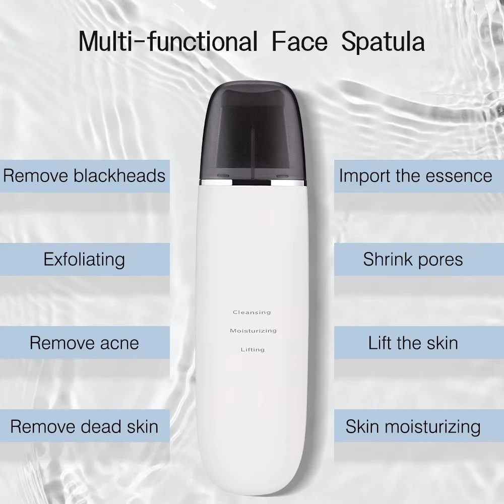 Multi-functional Blackhead Cleanser Skin care Facial Skin Pore Cleaning Scrubber Women Home Use Ultrasonic Scrubber