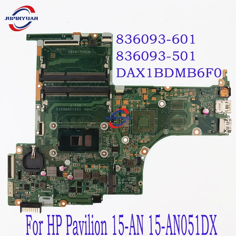 

For HP Pavilion 15-AB Laptop Motherboard 830597-001 830597-601 830597-501 DAX1BDMB6F0 i5-6200U CPU 100% Working