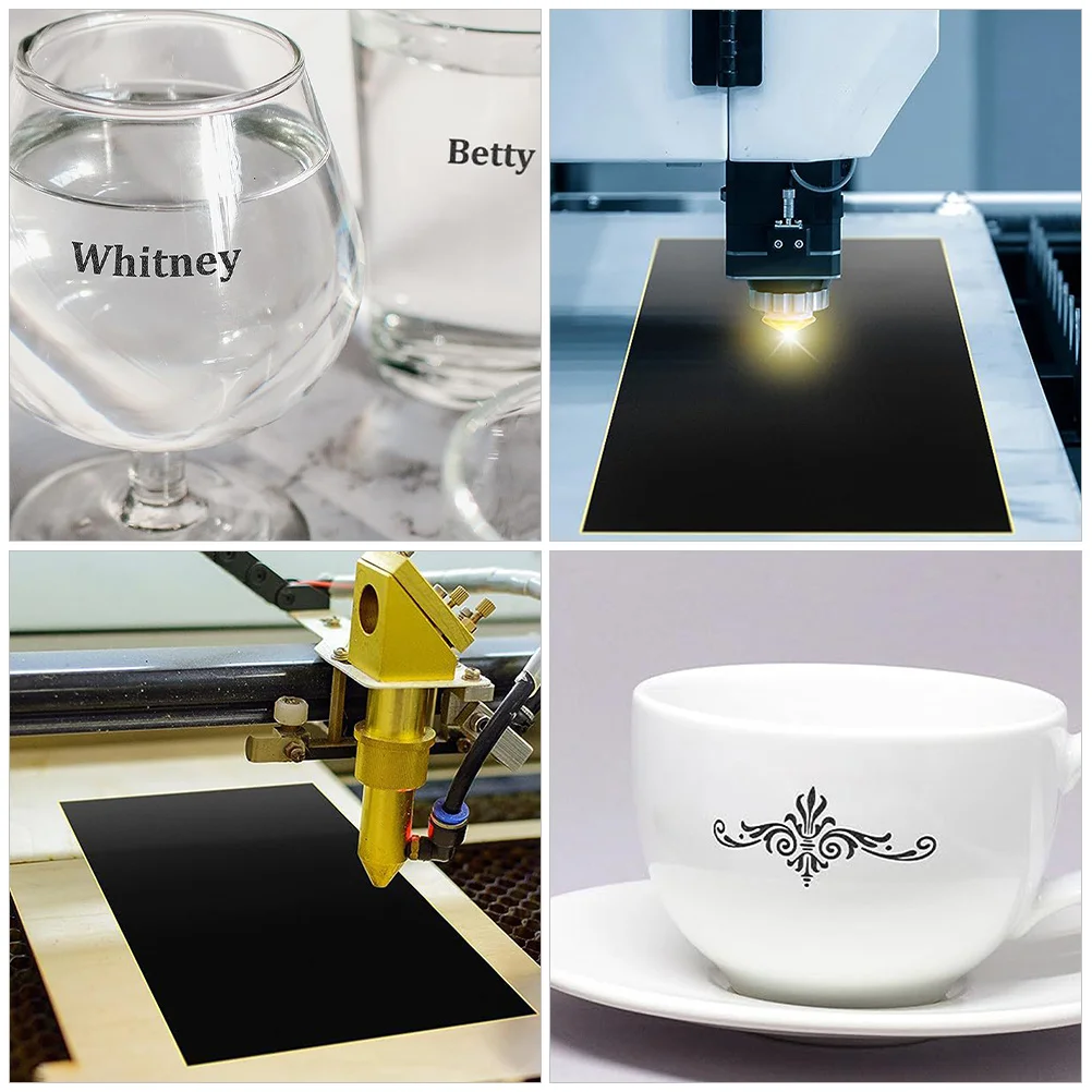 

1Set Engraving Machine Holographic Paper Coloring Sheet Printing Supplies Ceramic Marking Flower Paper Efficient Production
