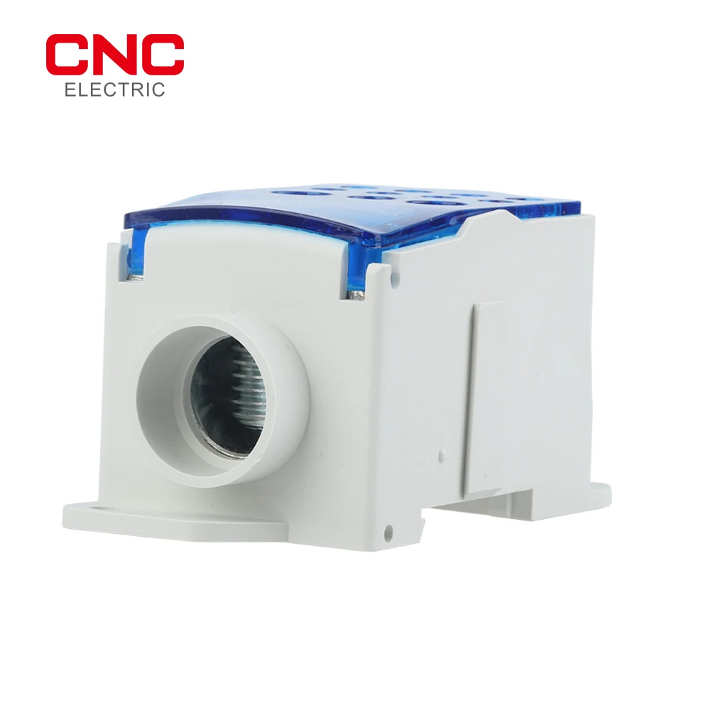 CNC UKK Series Unipolar Junction Box 1pcs One-in Multi-out Terminal Unipolar Standard Rail High Current